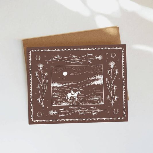 Wild West Greeting Card