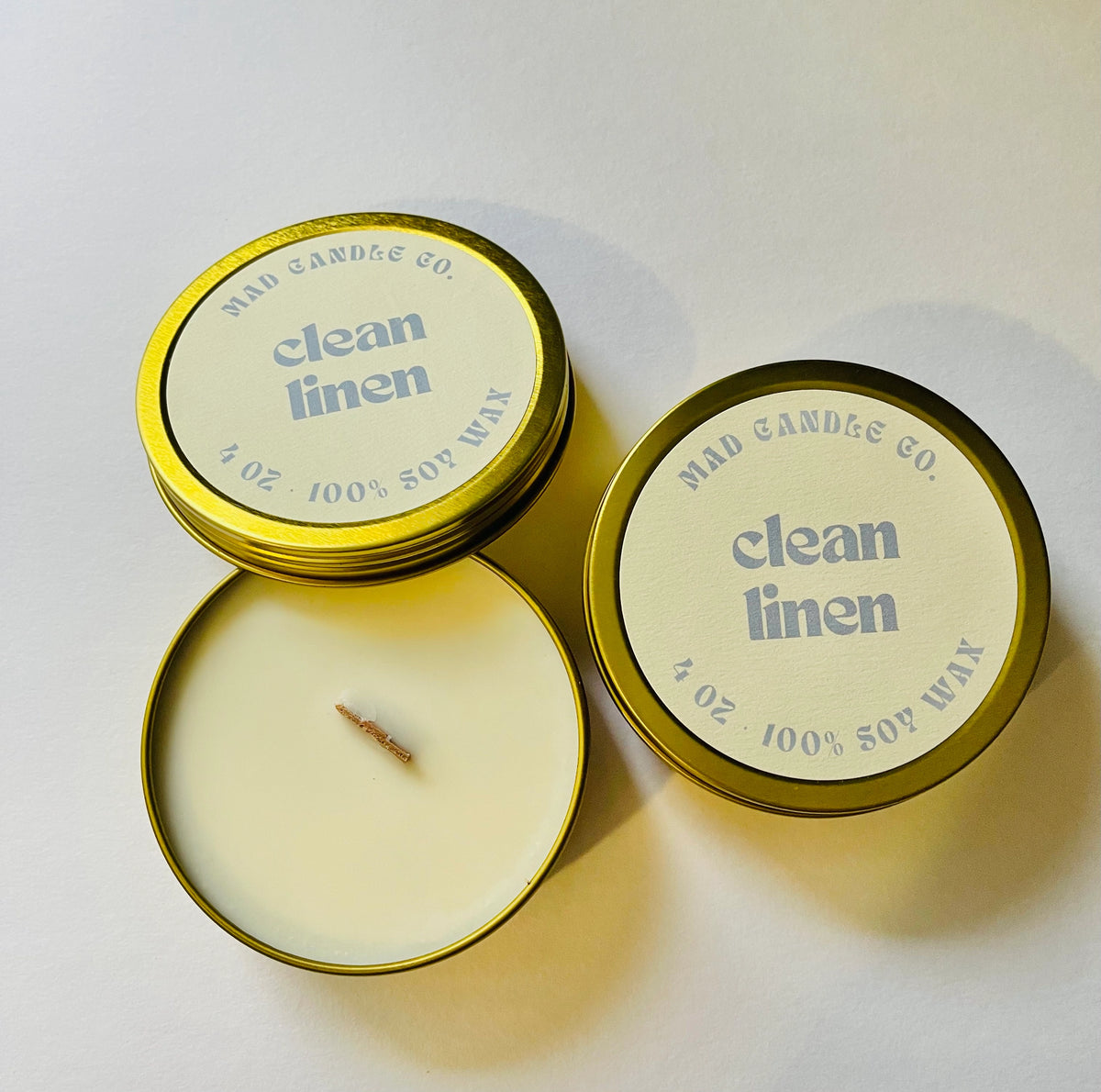 Clean Linen Soy Candle