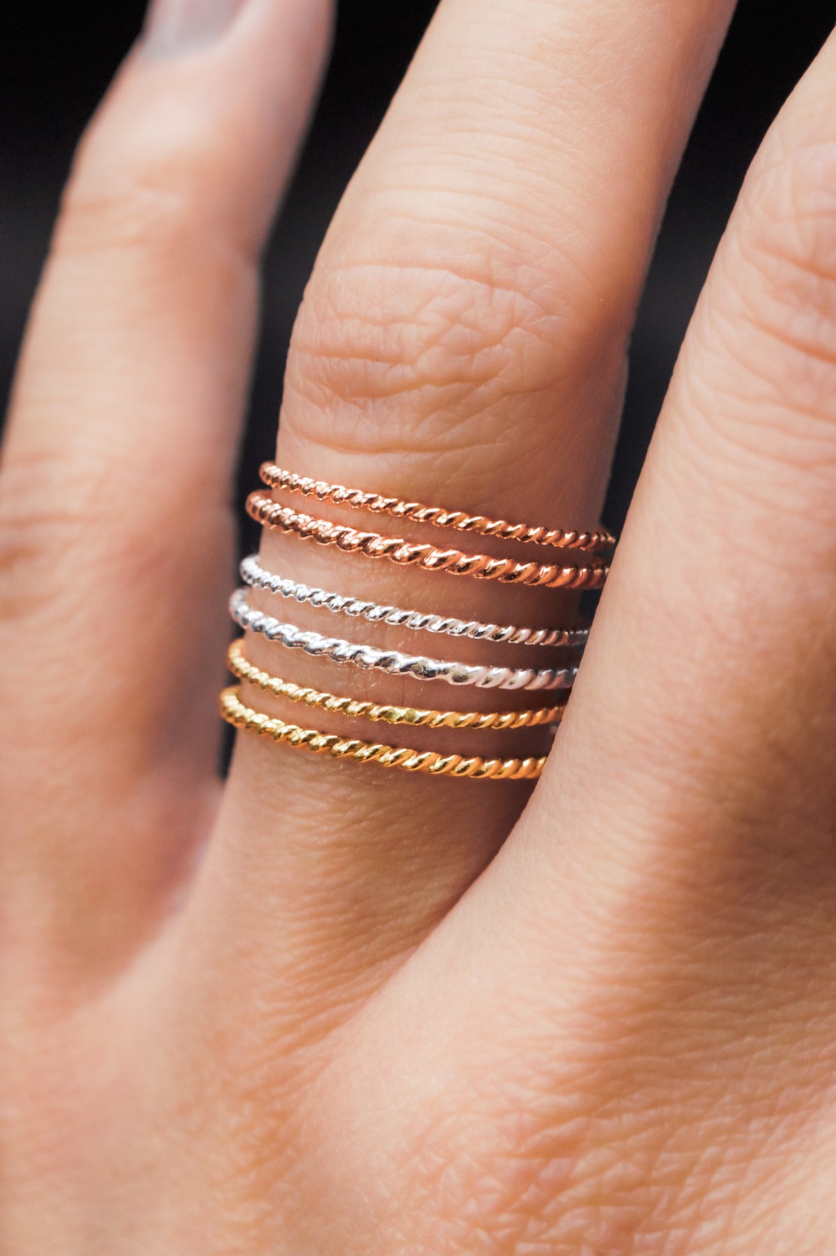 Twist Ring, 14K Gold Fill