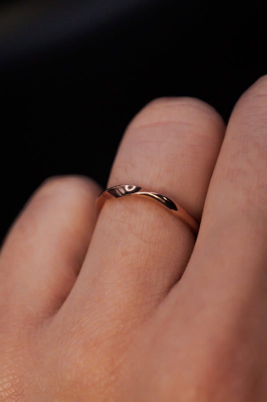 Möbius Band, 14K Rose Gold Fill
