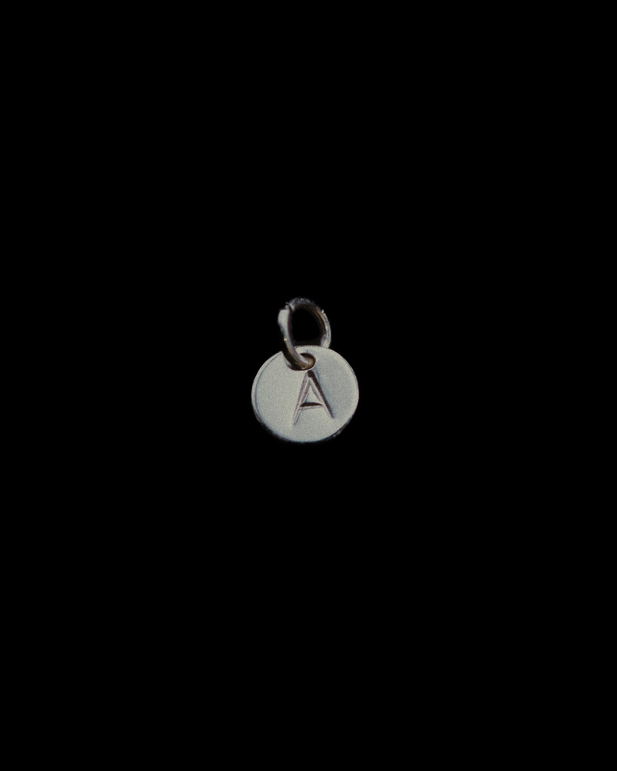 Tiny Monogram Circle Charm