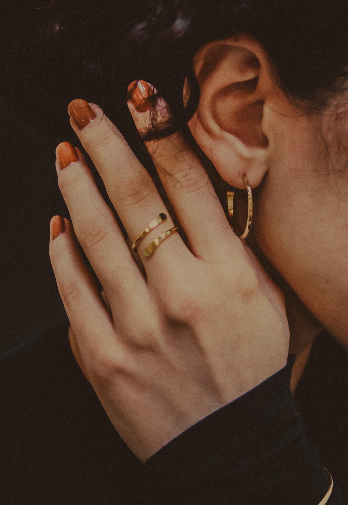 Sunburst Ring, 14K Rose Gold Fill