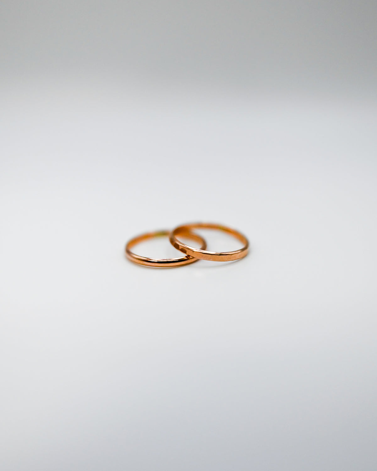 Extra Thick Ring, Solid 14K Rose Gold