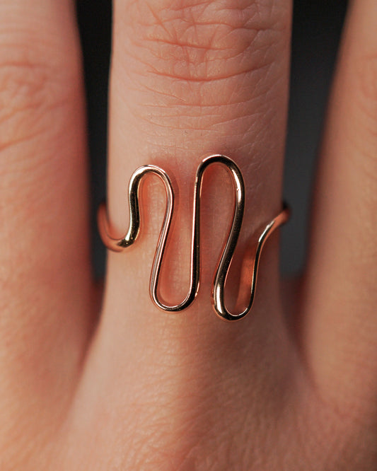 Form Ring, 14K Rose Gold Fill