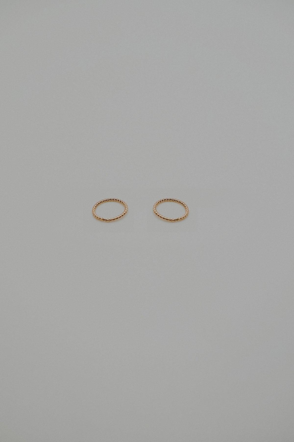 Twist Huggie Hoop Earring in 14K Gold Fill
