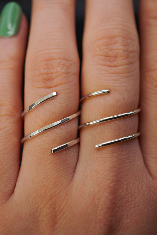Helix Ring, Sterling Silver