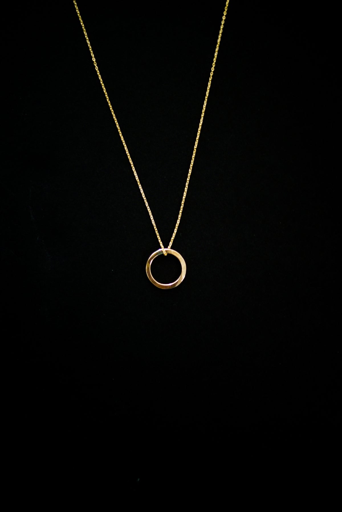 Mini Open Circle Necklace
