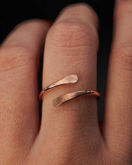 Sunburst Ring, 14K Rose Gold Fill