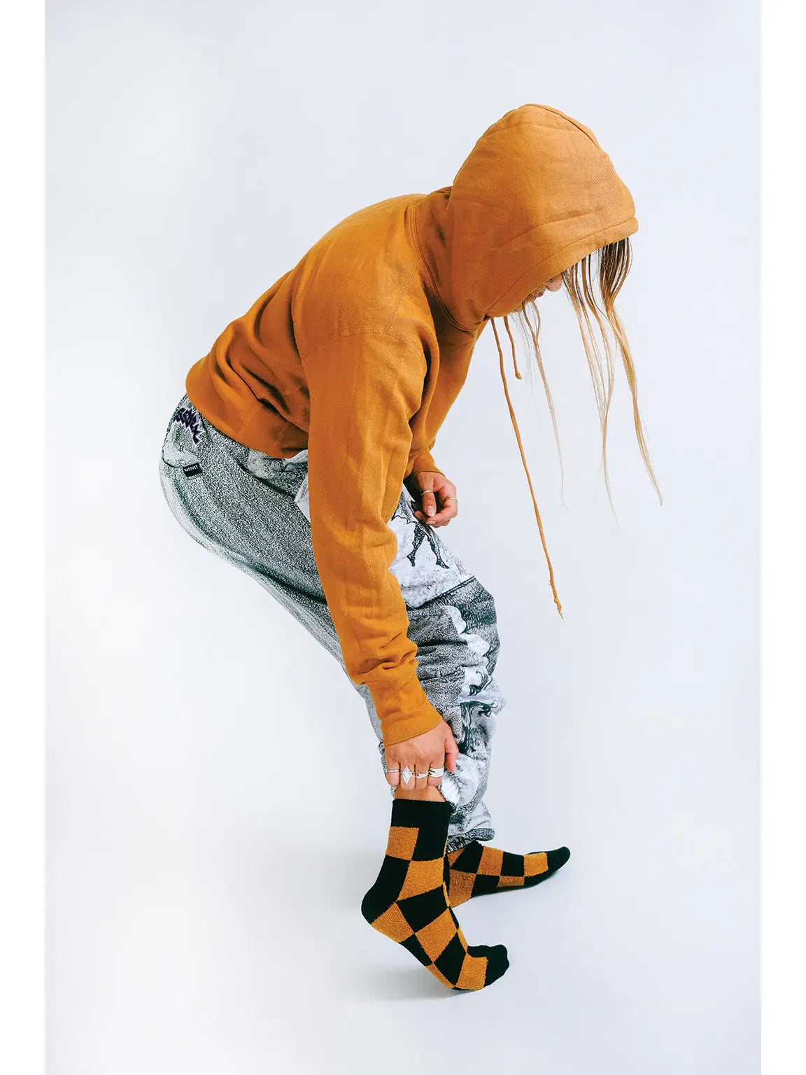 Cheq Ankle Socks