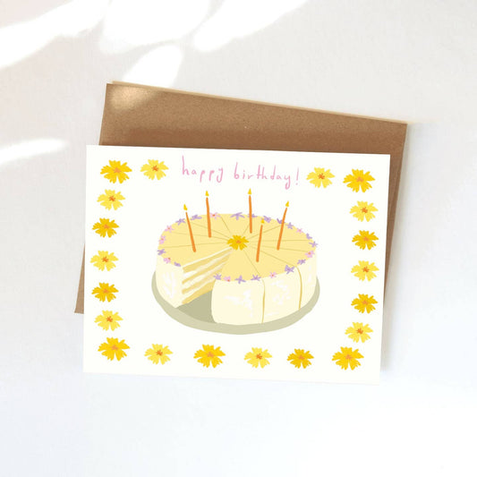 Birthday Cake Greeting Card