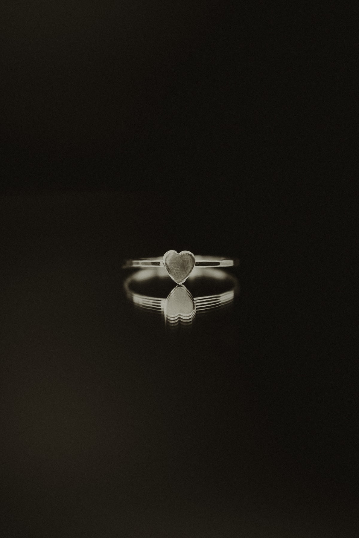 Heart Ring, Sterling Silver