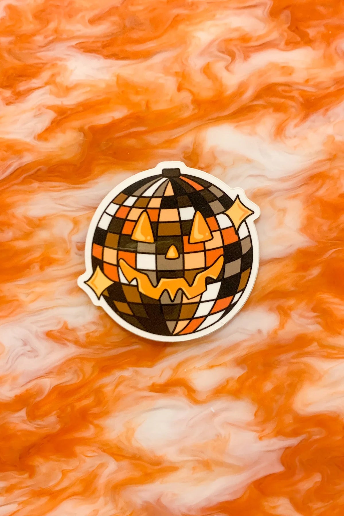 Spooky Disco Vinyl Sticker