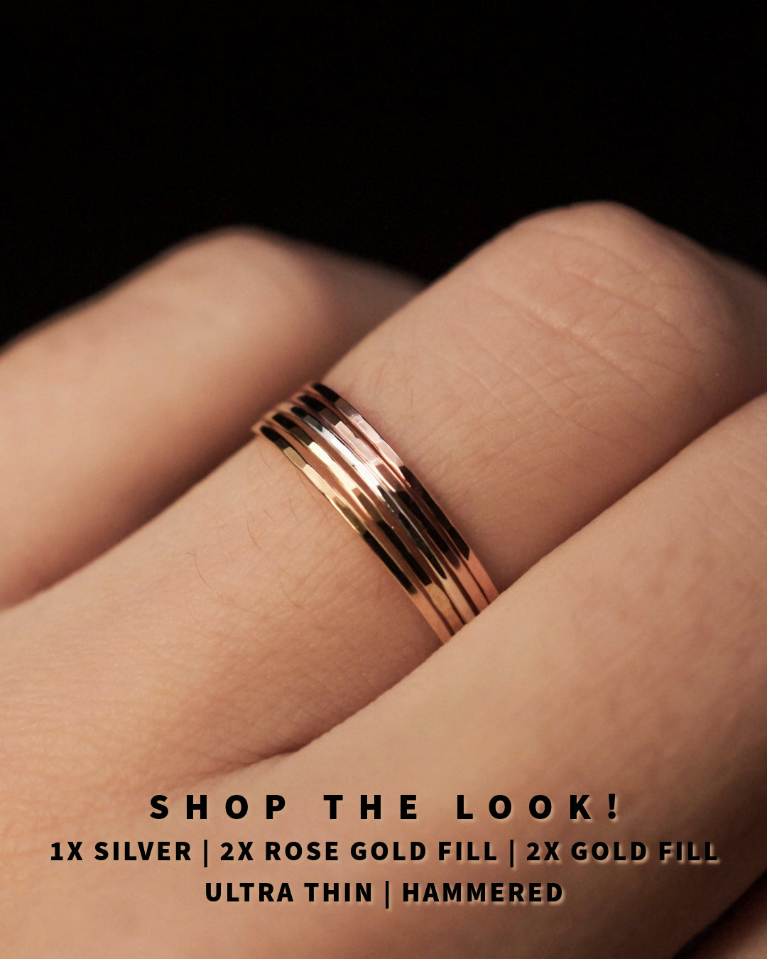 Ultra Thin Ring, 14K Rose Gold Fill