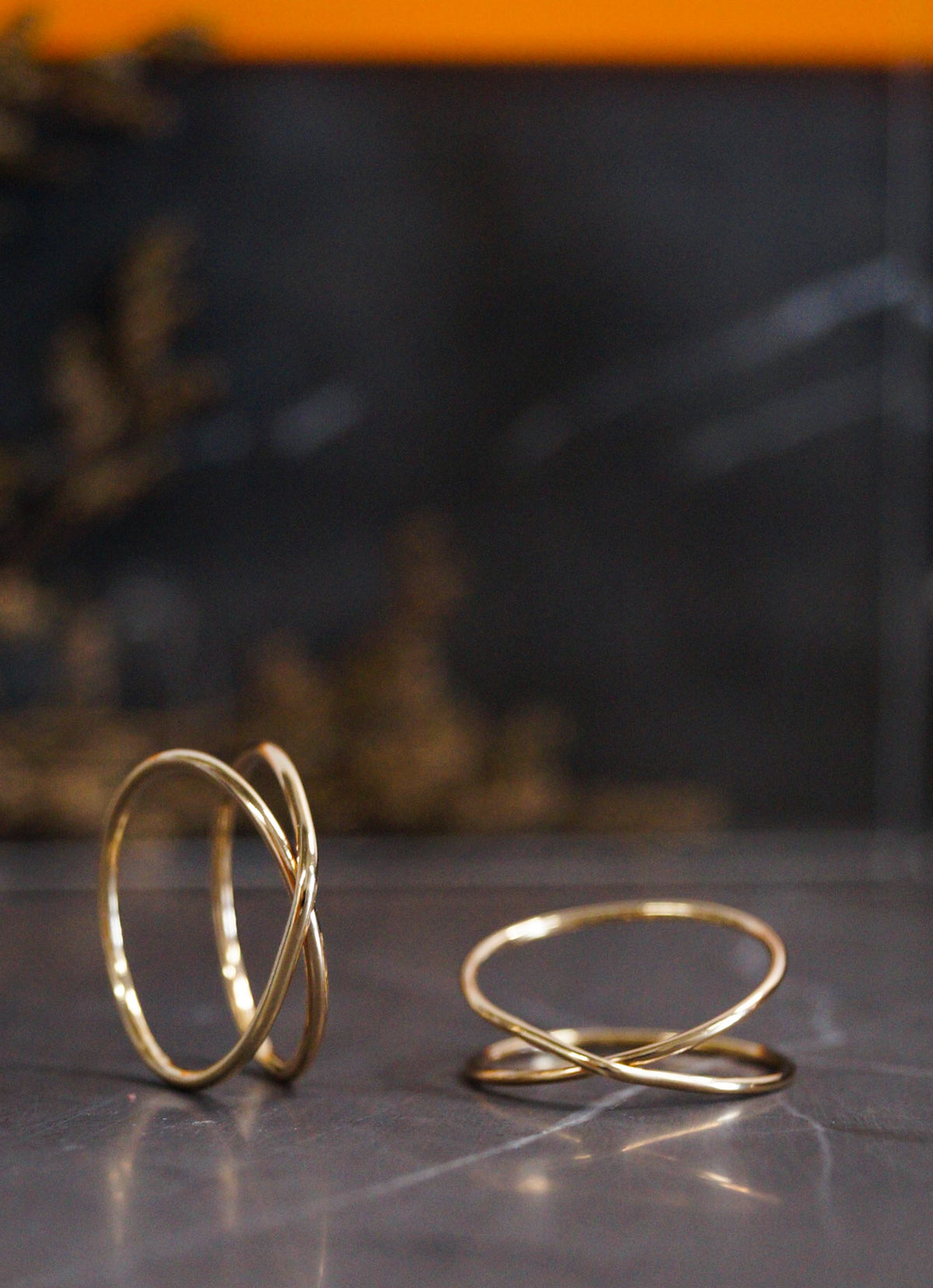 X-Ring, Solid 14K Gold