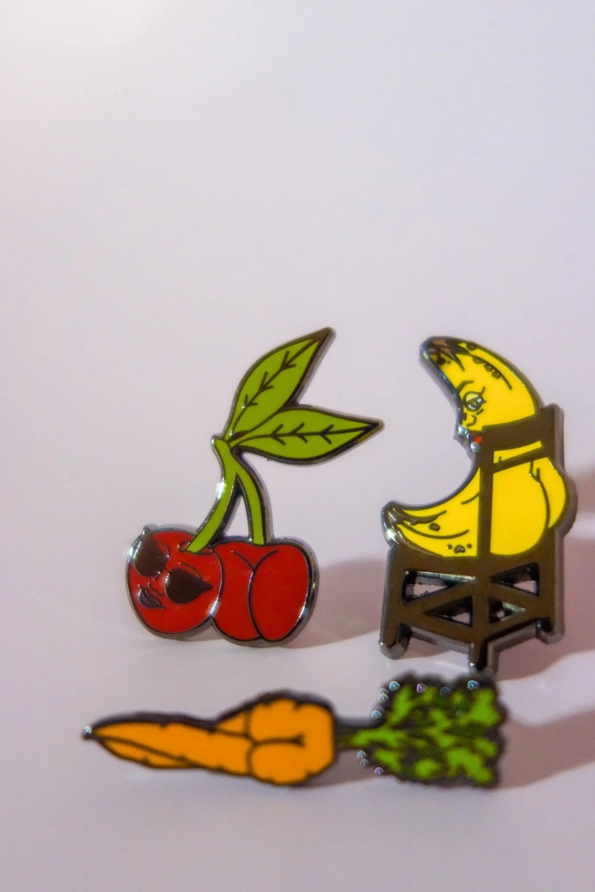 Cherry Booty Enamel Pin