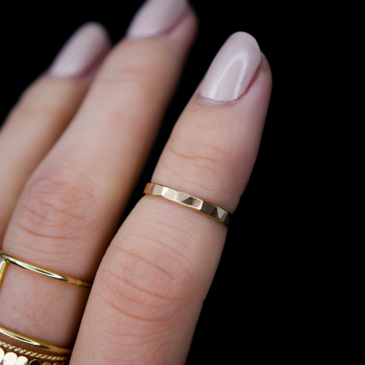 Extra Thick Ring, Solid 14K Gold