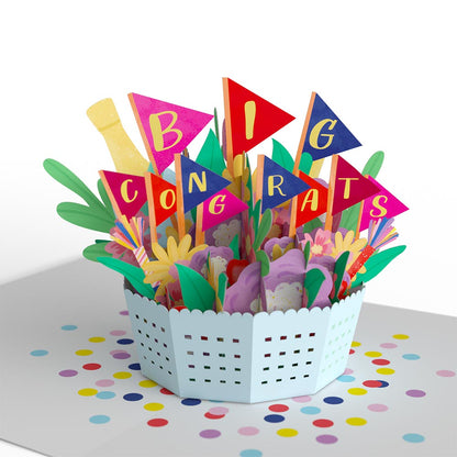Big Congrats Pop Up Card