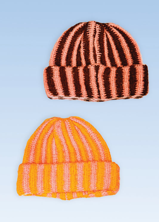Thick Striped Beanie