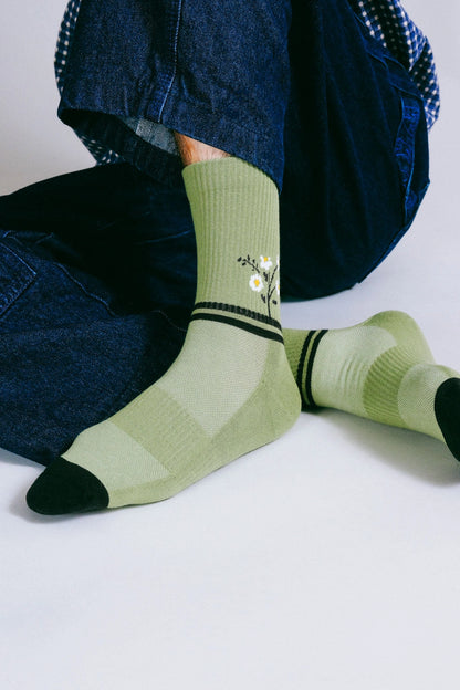 Men's Daisy Crew Socks