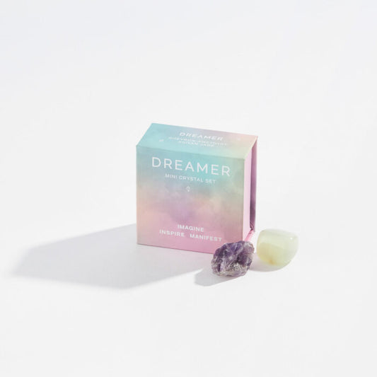 Dreamer Mini Amethyst and Xiuyan Jade Crystal Set