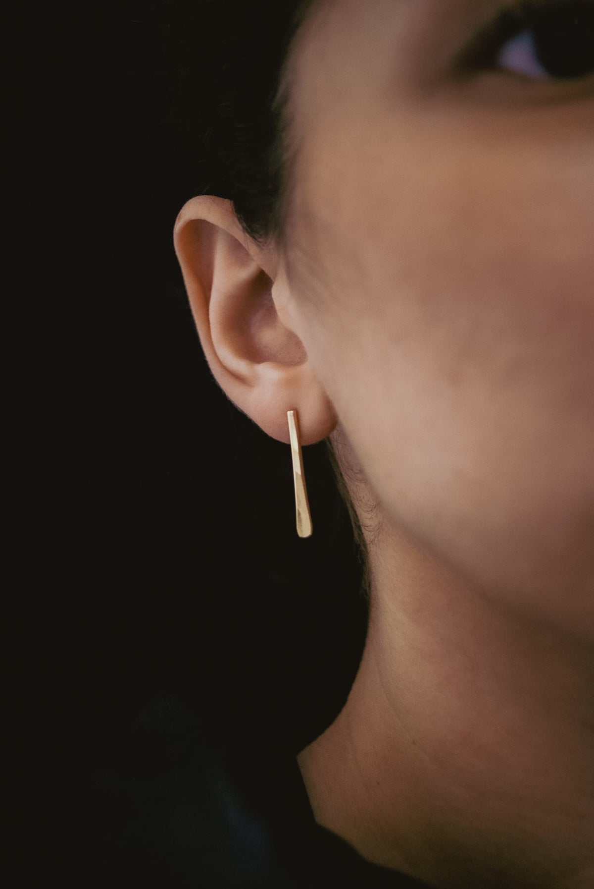 Sunburst Stud Earrings in Solid 14K Gold or Rose Gold