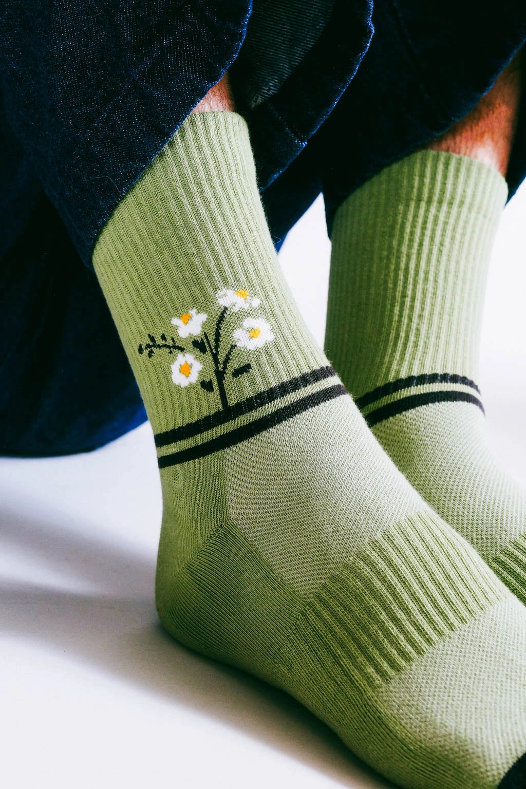 Men's Daisy Crew Socks
