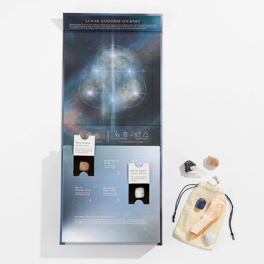 Lunar Goddess Crystal Advent Countdown Box