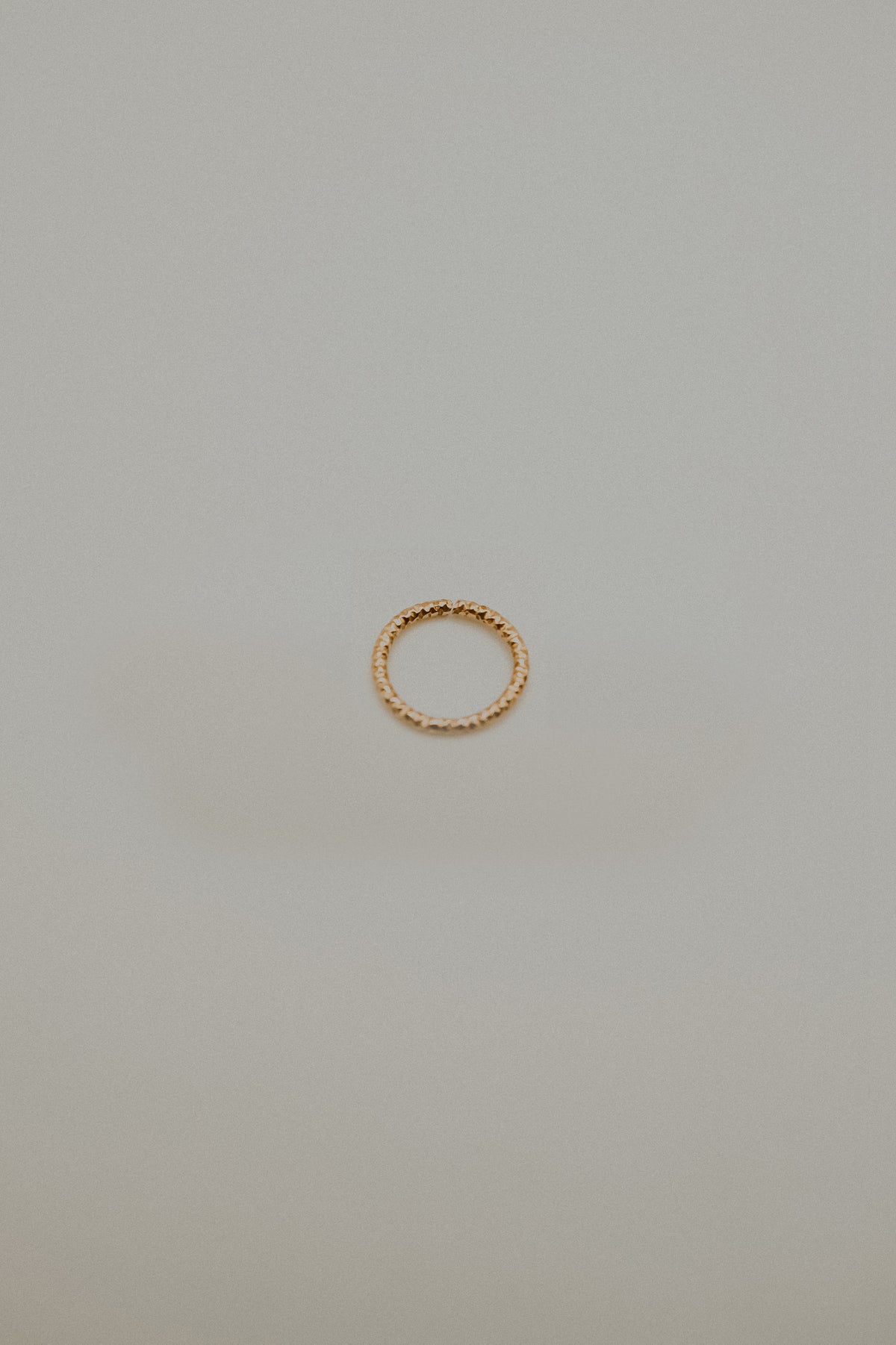 Sparkle Huggie Hoop Earring in Solid 14K Gold