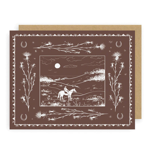 Wild West Greeting Card