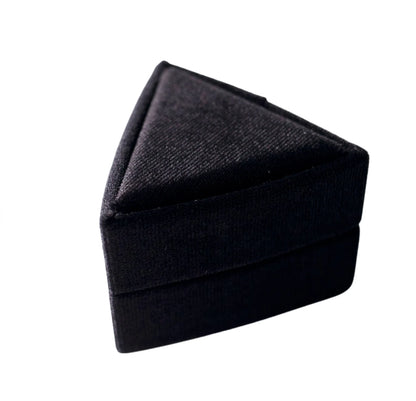 Simple Shapes Velvet Ring Box
