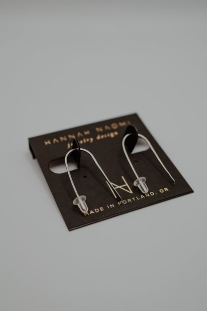 Small Arch Earrings, Gold Fill, Rose Gold, or Sterling Silver