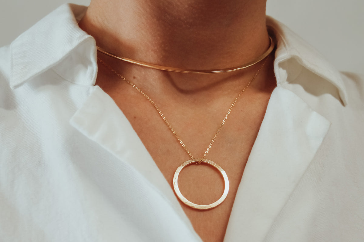 Small Open Circle Necklace