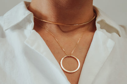 Small Open Circle Necklace