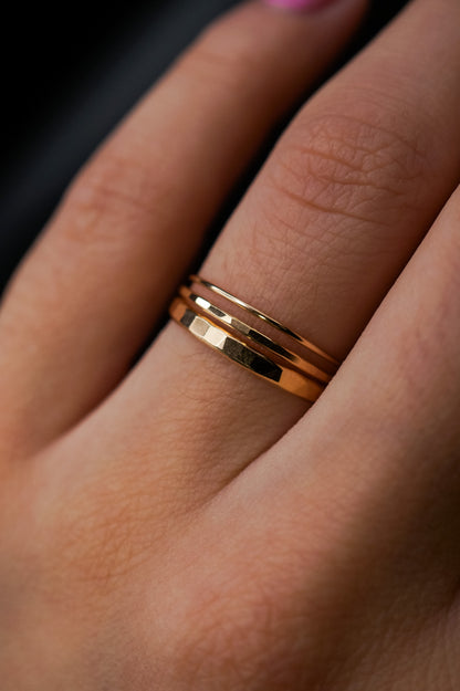 Extra Thick Ring, 14K Gold Fill