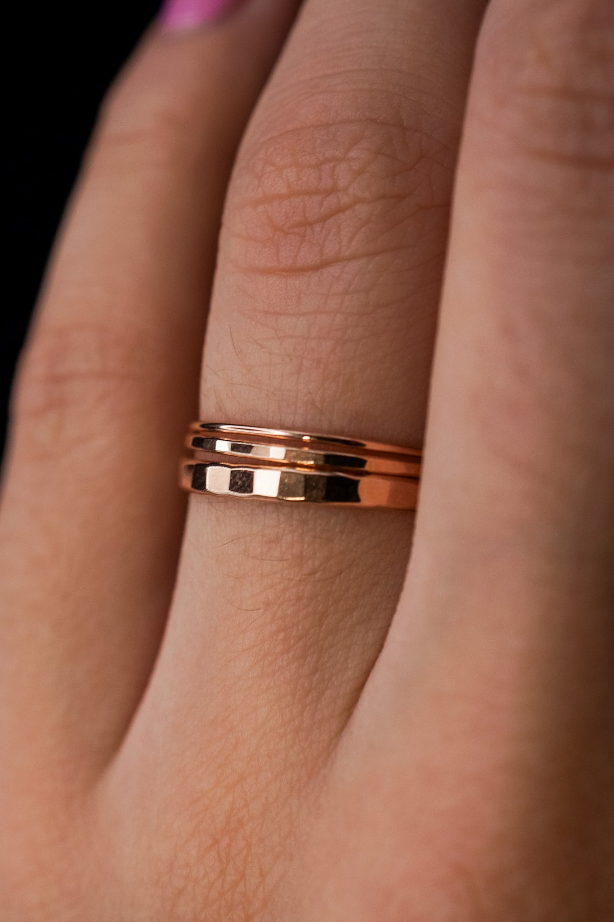 Extra Thick Ring, 14K Rose Gold Fill