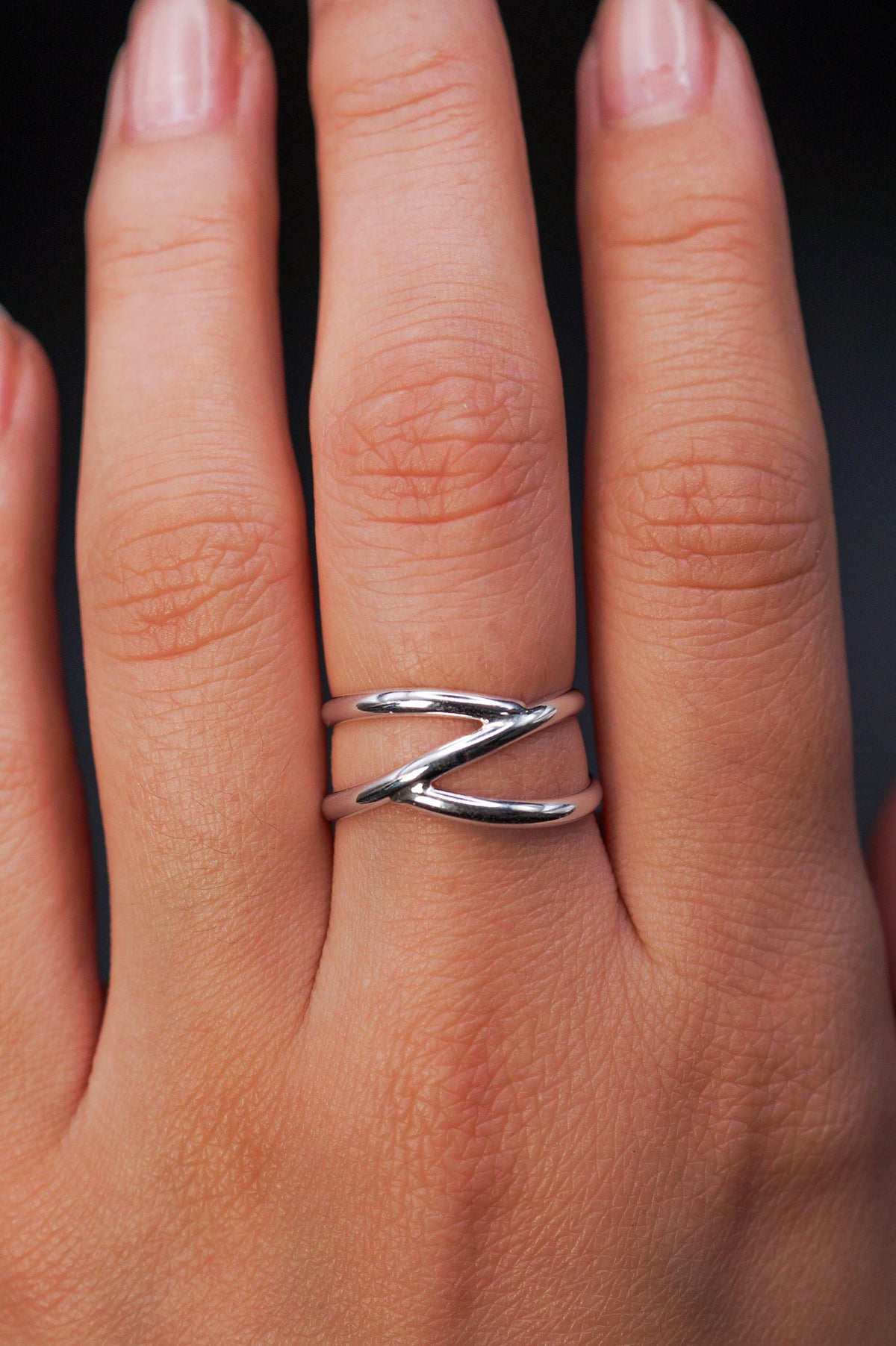 Branch Ring, Sterling Silver