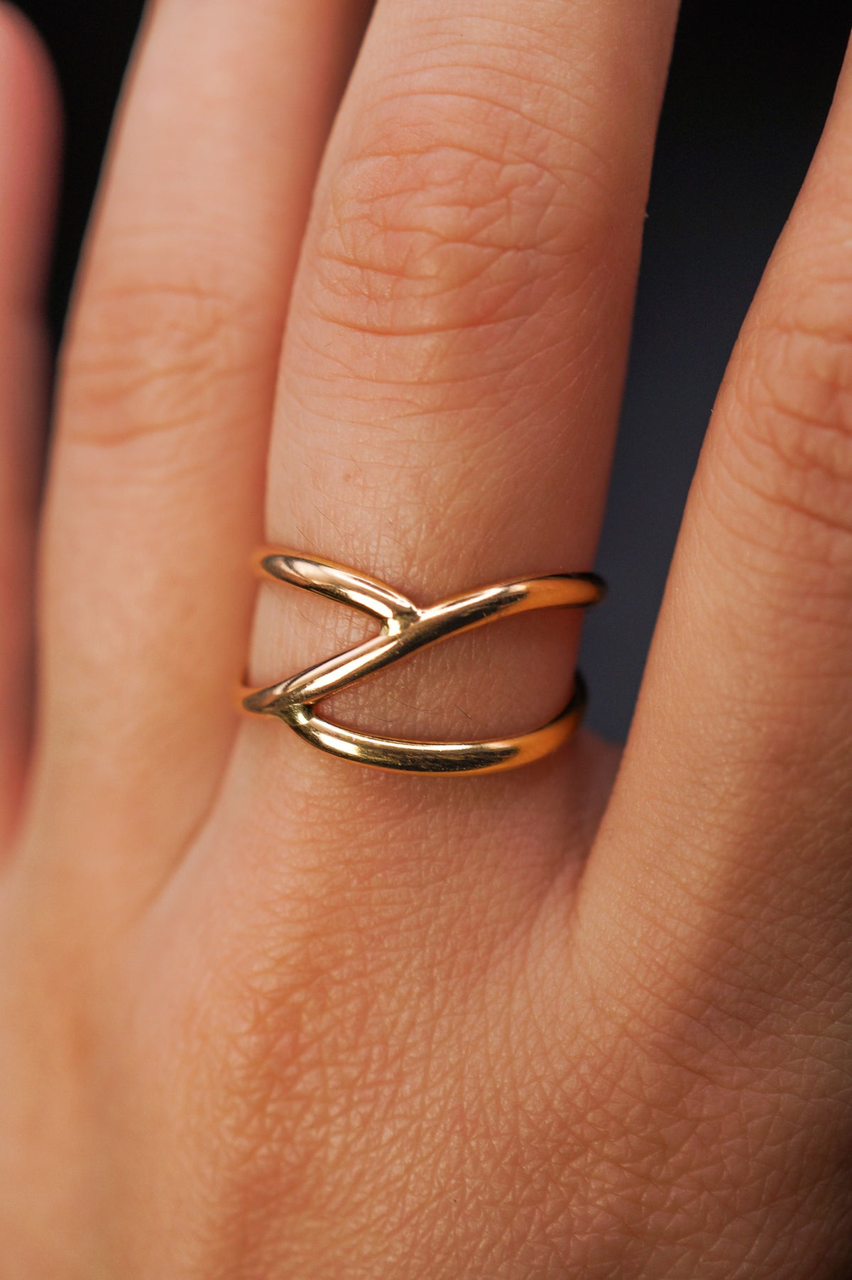Branch Ring, Solid 14K Gold