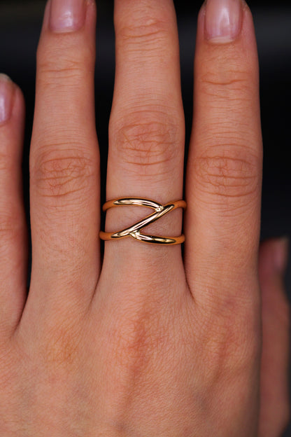 Branch Ring, Solid 14K Gold