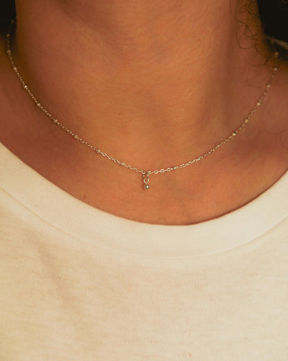 Bead Ball Charm, Gold or Silver