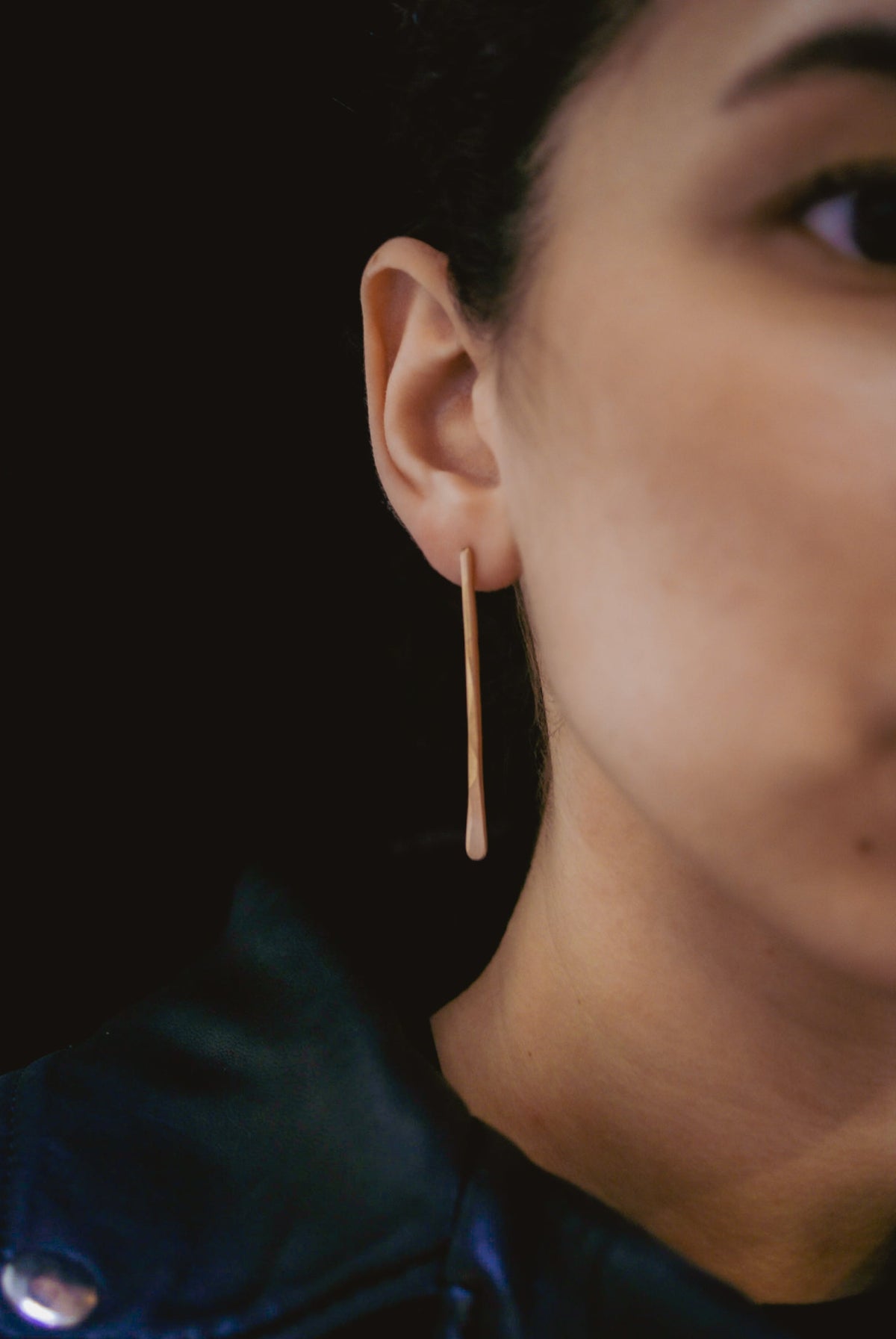 Sunburst Stud Earrings in Solid 14K Gold or Rose Gold