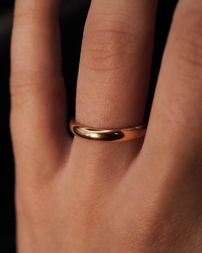 Chunky Band, Solid 14K Gold