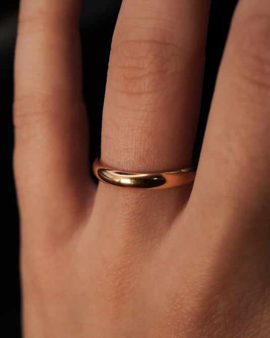Chunky Band, Solid 14K Gold