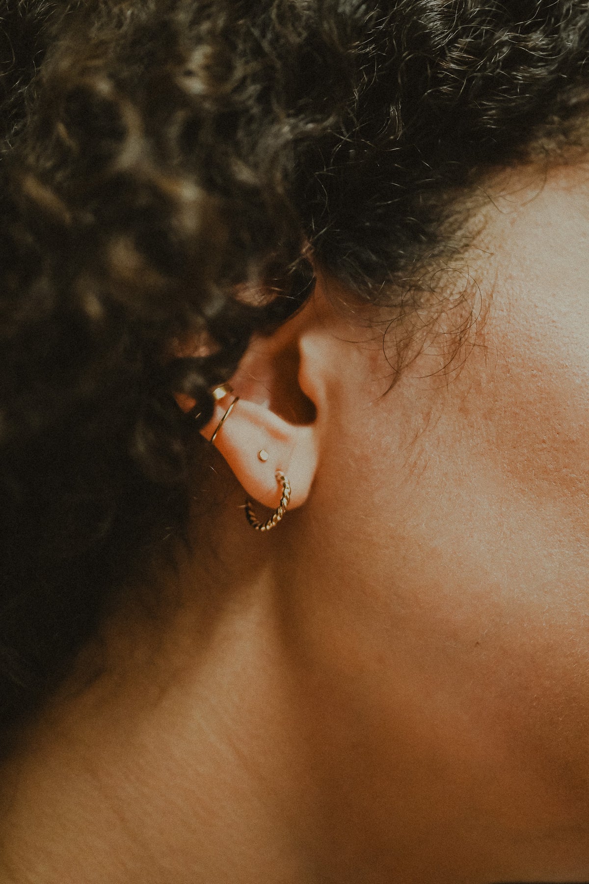 Chunky Twist Hoops in 14K Gold Fill, Rose Gold Fill or Sterling Silver