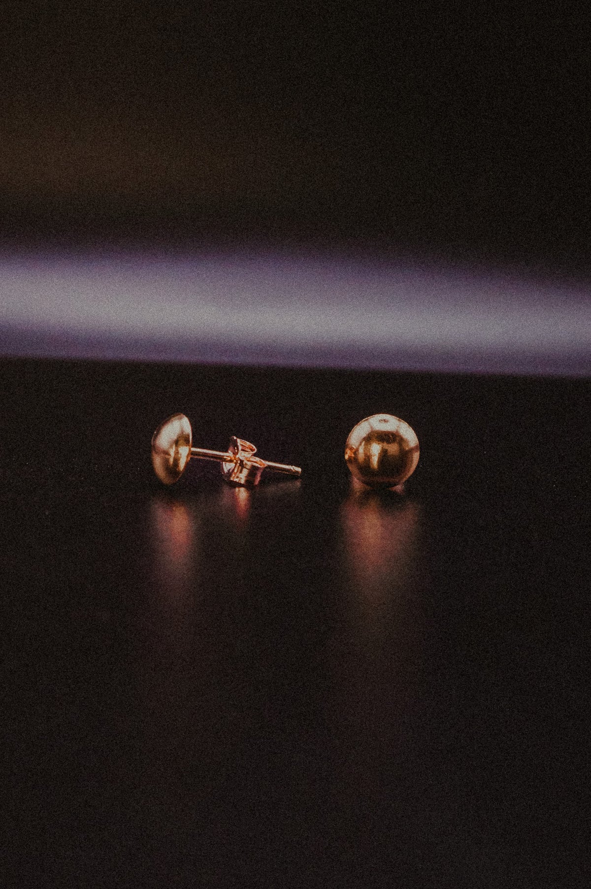 Dome Stud Earrings, Gold Fill, Rose Gold Fill or Sterling Silver
