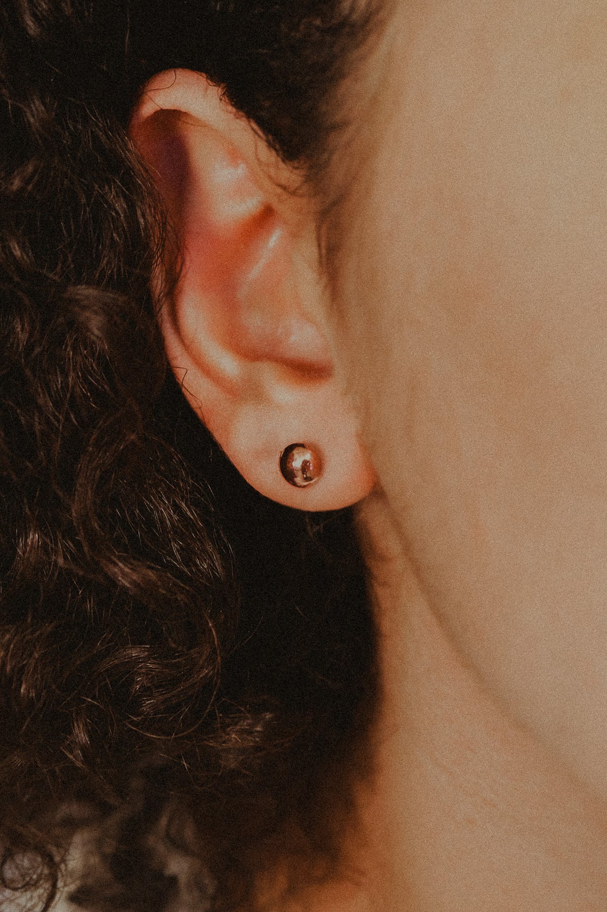 Dome Stud Earrings, Gold Fill, Rose Gold Fill or Sterling Silver