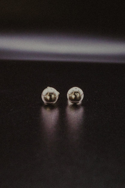 Dome Stud Earrings, Gold Fill, Rose Gold Fill or Sterling Silver