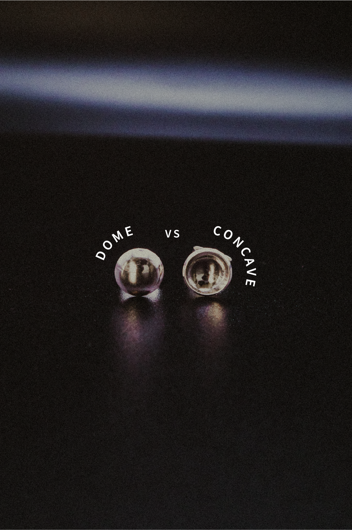Dome Stud Earrings, Gold Fill, Rose Gold Fill or Sterling Silver