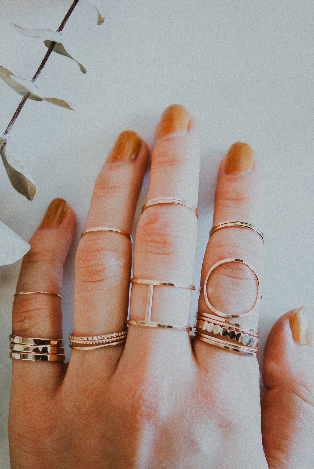 Large Cage Ring, Solid 14K Gold