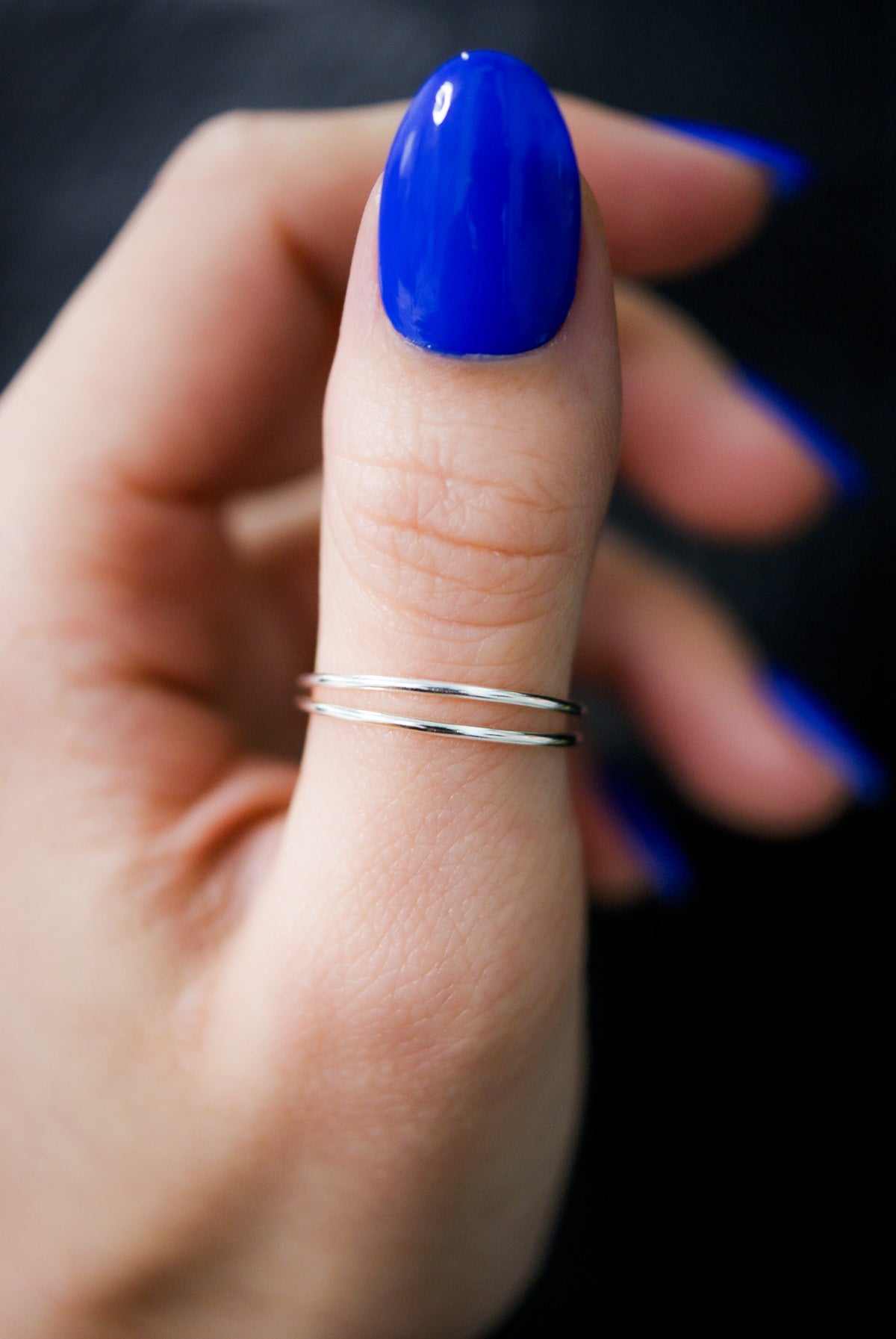 Medium Thick Ring, Sterling Silver