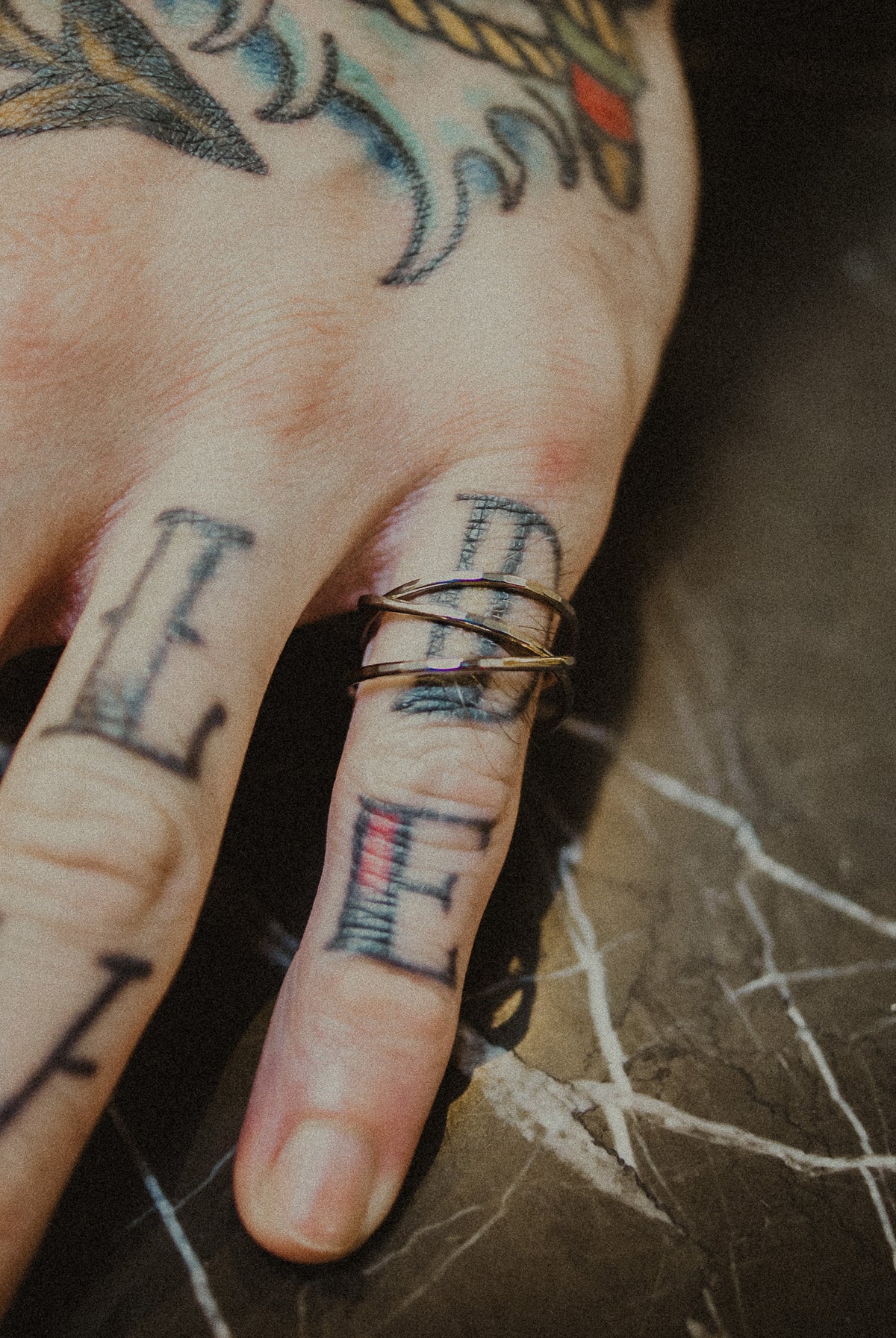 Wraparound Ring, Solid 14K White Gold